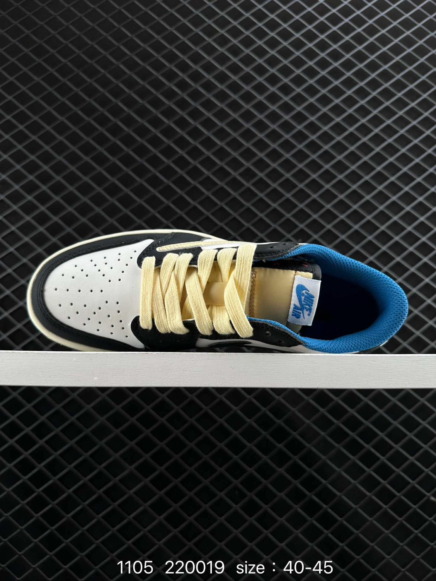 fragment design x Travis Scott x Nike Air Jordan 1 Low OG SP”Black/Green Toe“